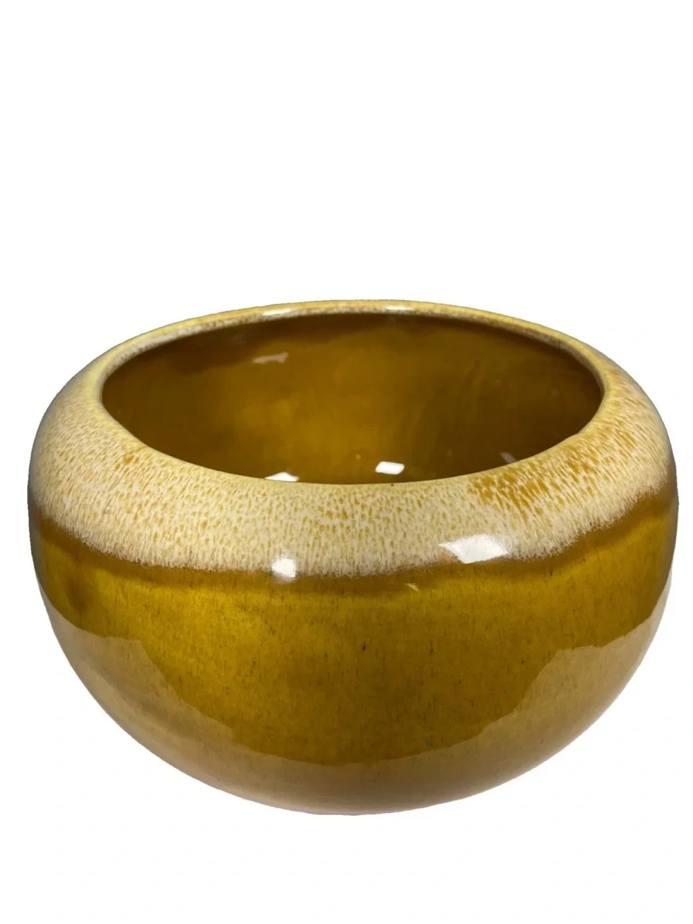 Vintage Jenkins California Ceramic Drip Glaze Pot Planter Mid Century MCM D06 - Picture 3 of 6